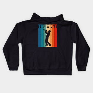 Vintage Trumpet Kids Hoodie